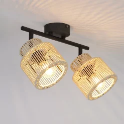 Castorama Réglette Spot 2 Lumières E14 40W Corep Cancun L.31,5 X L.20 X H.17 Cm