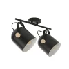 Castorama Réglette Spot 2 Lumières E27 40W Corep Yvla Noir Mat L.45 X H.17.5 X P.22 Cm -Castorama reglette spot 2 lumieres e27 40w corep yvla noir mat l 45 x h 17 5 x p 22 cm3188000777591 01c FR CF