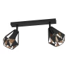 Castorama Réglette Spot 2 Lumières E27 40W Eglo Carlton Noir L.42 X L.16 X H.25.5 Cm -Castorama reglette spot 2 lumieres e27 40w eglo carlton noir l 42 x l 16 x h 25 5 cm9002759437169 02c FR CF