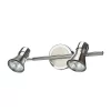 Castorama Réglette Spot 2 Lumières GU10 10W GoodHome Aphroditus Nickel L.30 X L.9 X H.16 Cm -Castorama reglette spot 2 lumieres gu10 10w goodhome aphroditus nickel l 30 x l 9 x h 16 cm5059340227665 01c