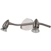 Castorama Réglette Spot 2 Lumières GU10 7W GoodHome Aspis Nickel Satiné L.39 X L.9 X H.16 Cm -Castorama reglette spot 2 lumieres gu10 7w goodhome aspis nickel satine l 39 x l 9 x h 16 cm5059340227580 01c