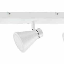 Castorama Réglette Spot LED Intégrée 3 Lumières 500lm 15 W Blanc Chaud GoodHome Edson Blanc Mat L.40 X L.5 X H.15 Cm