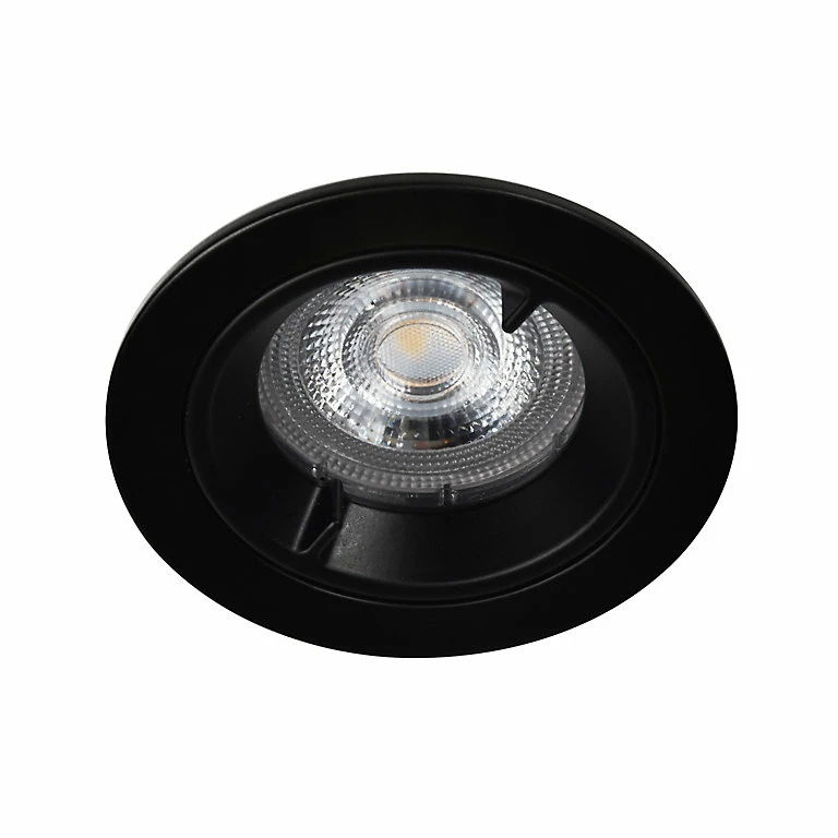 Castorama Spot à Encastrer Caius LED GU10 Ø8,5cm IP44 345lm 50W 5.2W GoodHome Blanc Neutre Noir 3 Castorama Spot à Encastrer Caius LED GU10 Ø8,5cm IP44 345lm 50W 5.2W GoodHome Blanc Neutre Noir