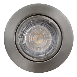 Castorama Spot à Encastrer Colours Caius IP20 Chrome Brossé Ø8,5 Cm