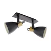 Castorama Spot Coswarth 2 Lumières E27 40W IP20 Eglo Noir -Castorama spot coswarth 2 lumieres e27 40w ip20 eglo noir9002759990756 01c fr cf