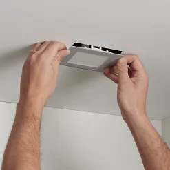 Castorama Spots à Encastrer Colours Carré Argent LED Intégrée 850 Lm